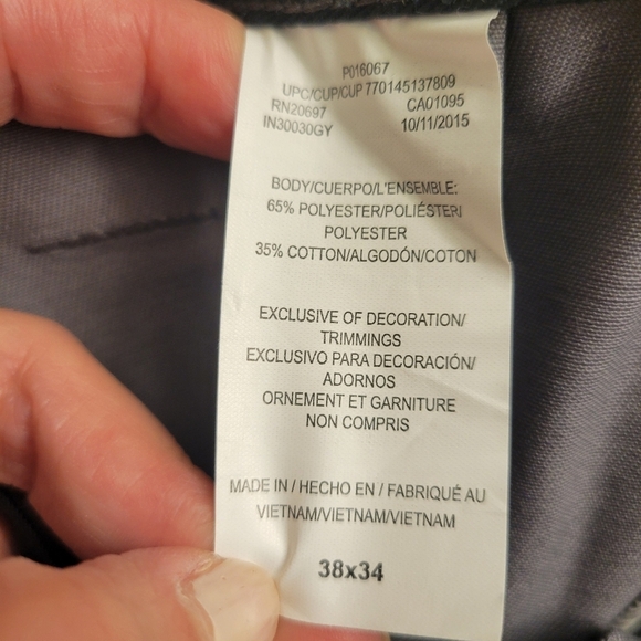 ❤ 3 For $35 Dickies relaxed fit straight leg utility cargo workwear pants 38x34 - Picture 11 of 11